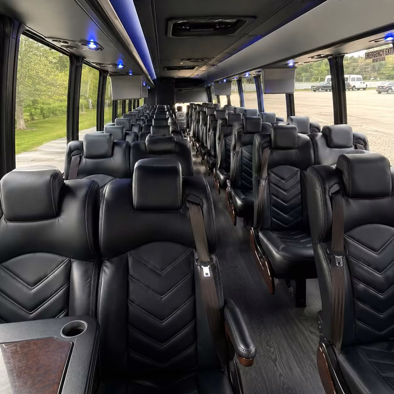 25 passenger minibus inside