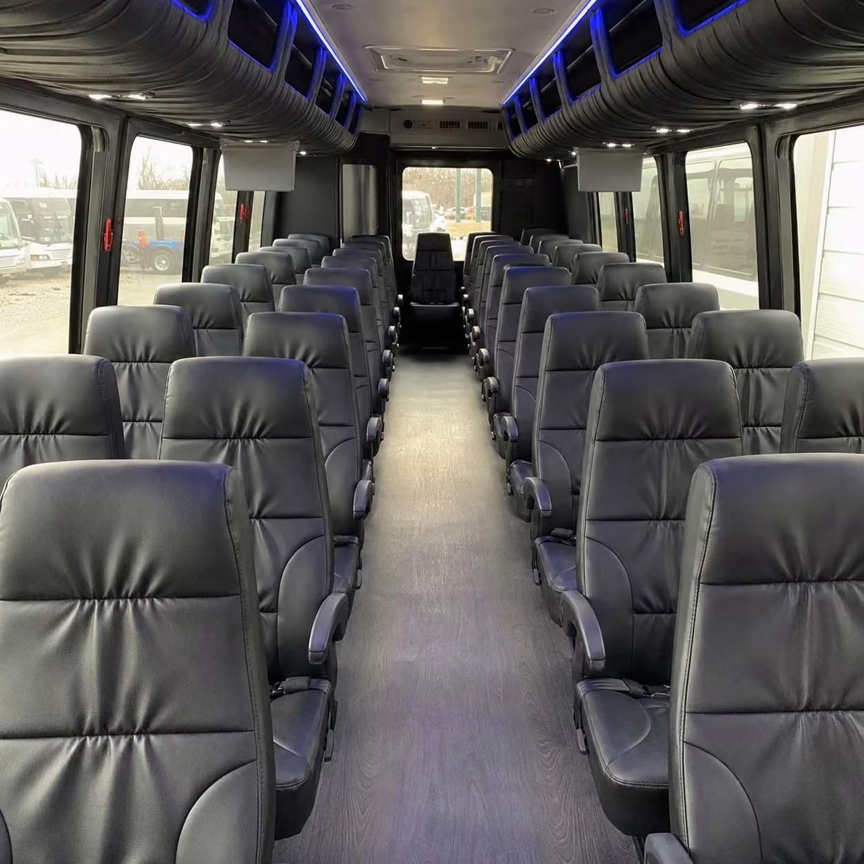 35 passenger minibus inside