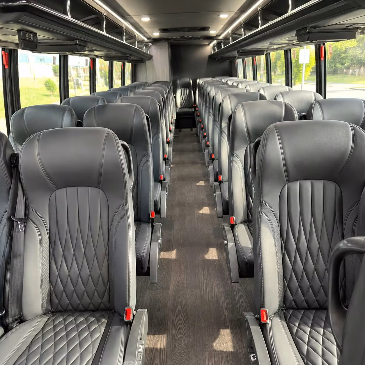 35 passenger minibus interior