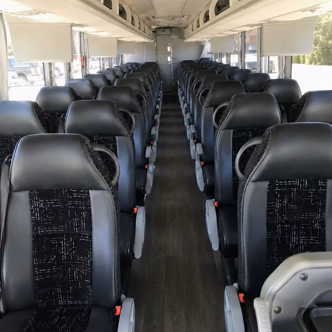 edinburg charter bus interior