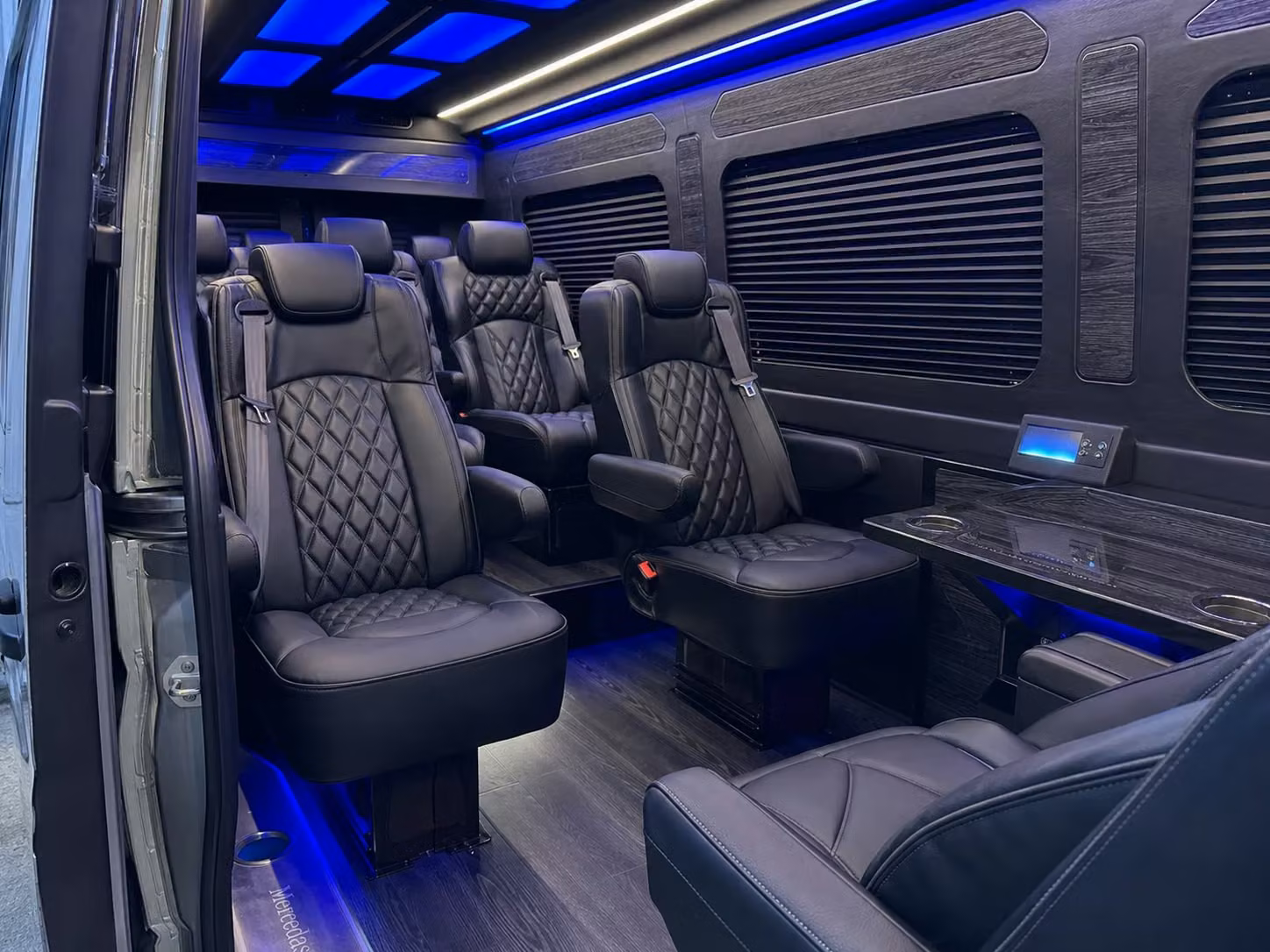 sprinter van transportation for groups and events across edinburg